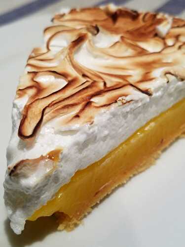 Tarte au citron au safran