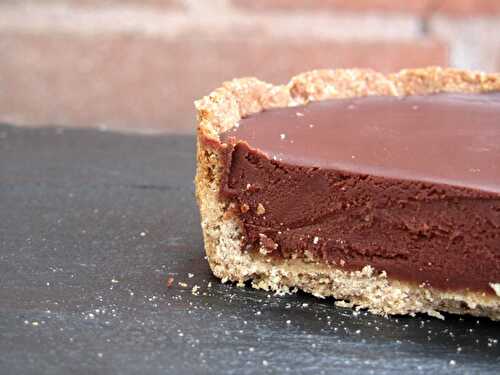 Tarte chocolat coco gingembre (vegan)