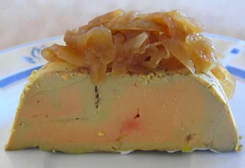Terrine de foie gras à la vanille