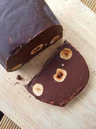Torrone chocolat noisettes