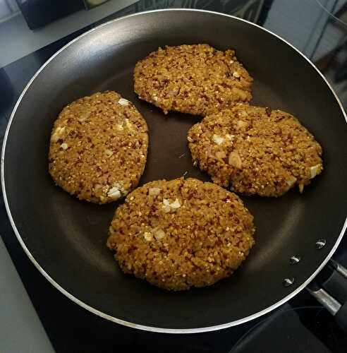 Galettes de quinoa aux amandes et au sésame