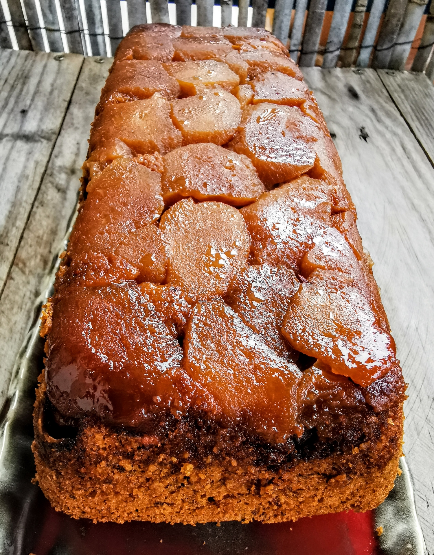 Cake tatin (base carrot cake)