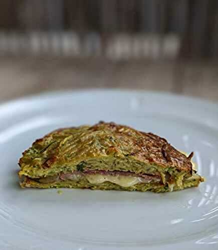 Croque-courgettes au fromage