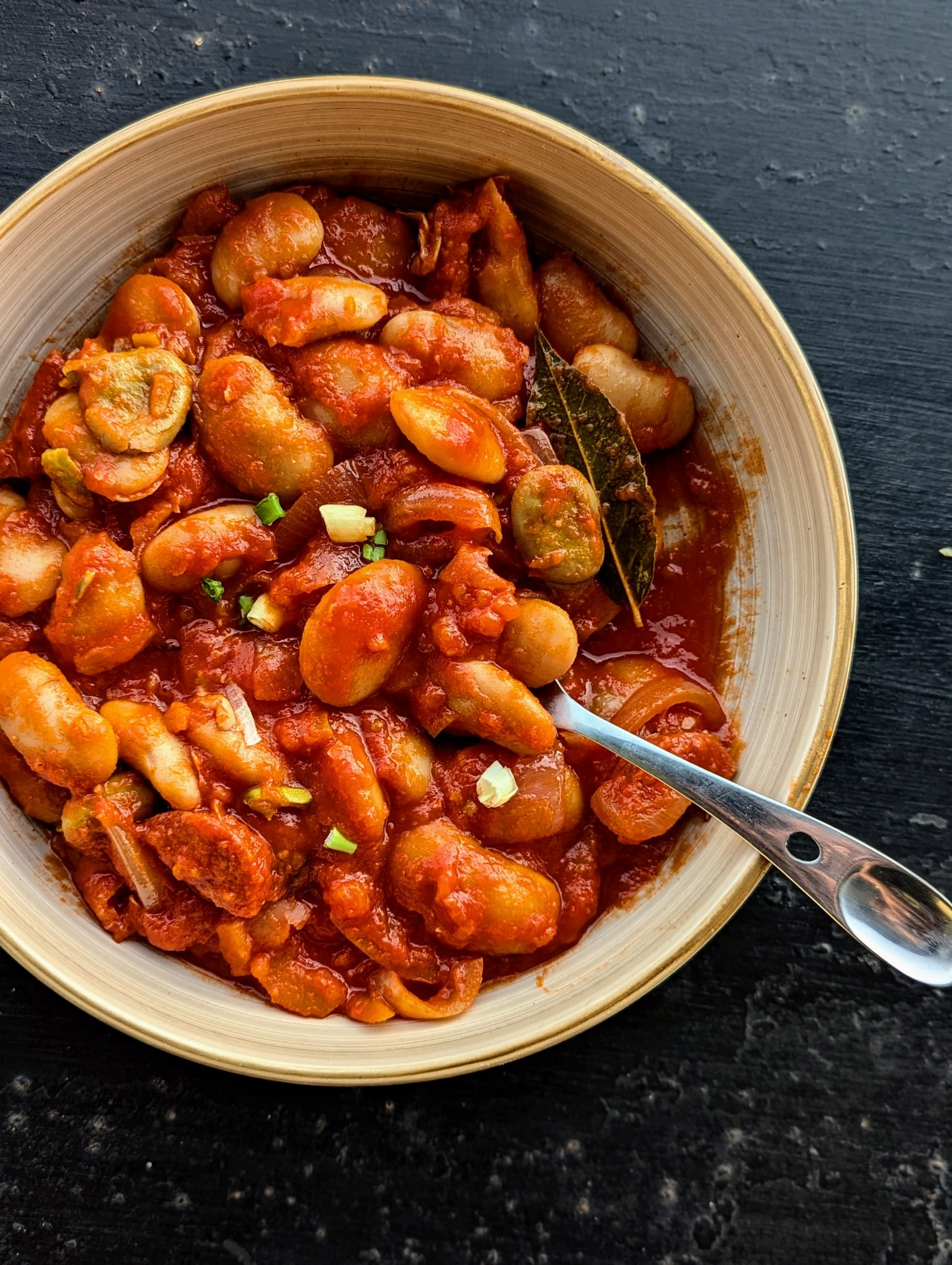 Judiones segovianos, les gros haricots de Ségovie (en sauce)