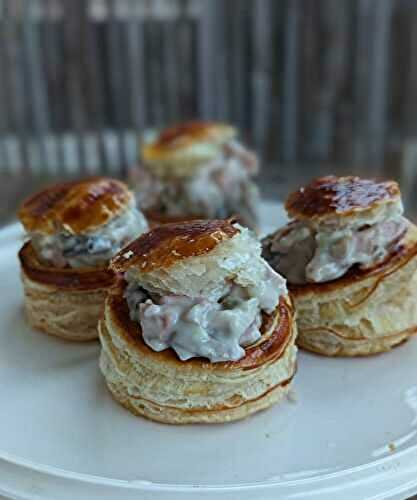 Bouchées à la reine au poulet et champignons