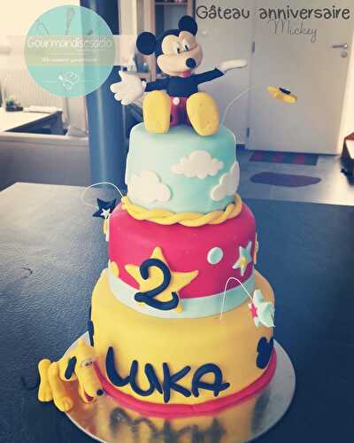 #1 Gâteau d'anniversaire - Mickey
