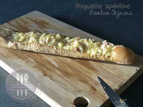 Baguette apéritive : Jambon Oignons