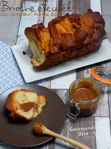 Brioche effeuillée au caramel beurre salé