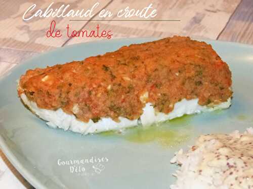 Cabillaud en croûte de tomates