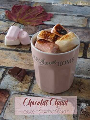 Chocolat chaud aux chamallow