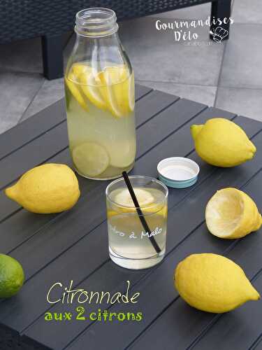 Citronnade aux 2 citrons