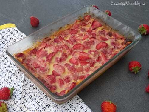 Clafoutis aux fraises