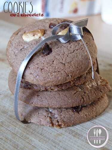 Cookies aux 2 chocolats - Gourmandises D'élo