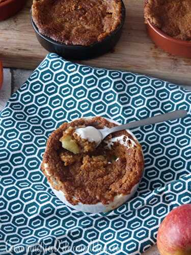 Crumble aux pommes à la chapelure