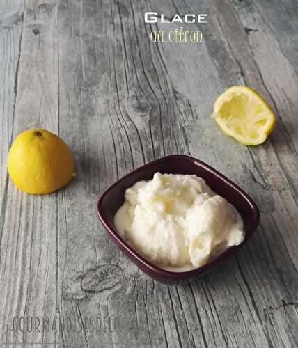 Glace au citron