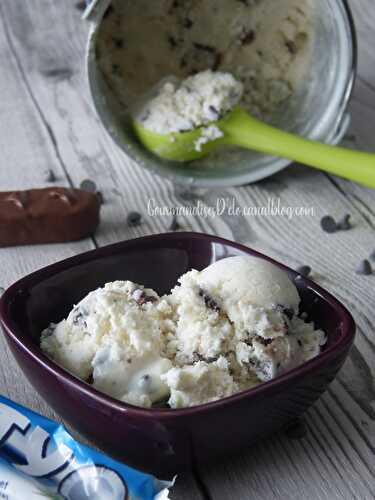 Glace façon bounty