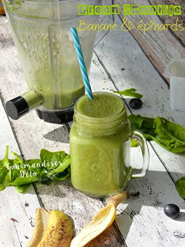 Green smoothie : Banane & Epinard