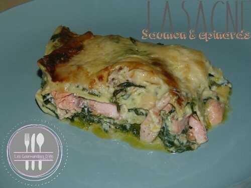 Lasagnes saumon & épinards - Gourmandises D'élo