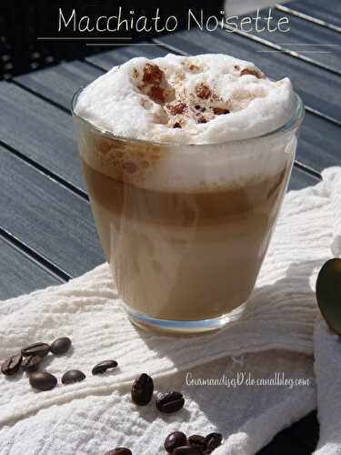 Latte macchiato noisette