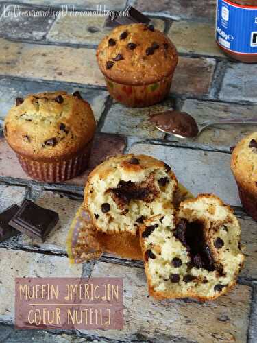 Muffins Américains au coeur Nutella