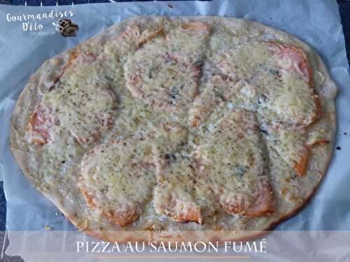 Pizza au saumon fumé - Gourmandises D'élo
