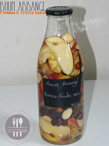 Rhum arrangé : Pomme & fruits secs