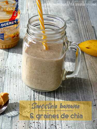 Smoothie banane & graines de chia