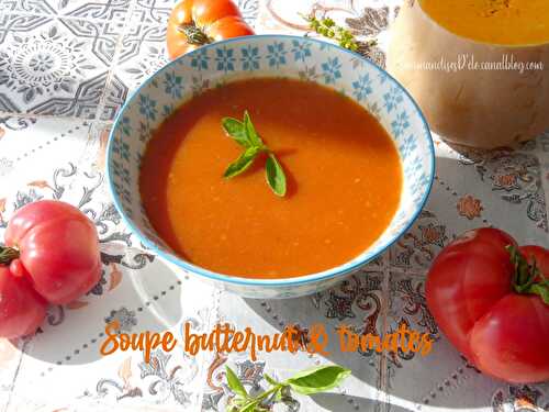 Soupe butternut & tomates