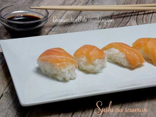 Sushi au saumon