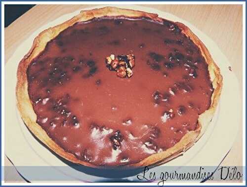 Tarte aux noix et chocolat