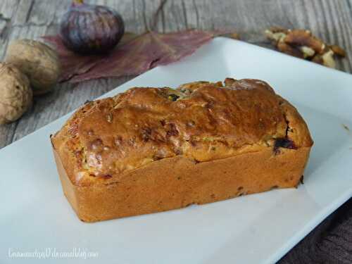 Mini cake aux figues, noix et chèvre