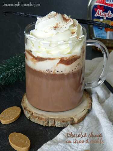 Chocolat chaud au sirop d'érable