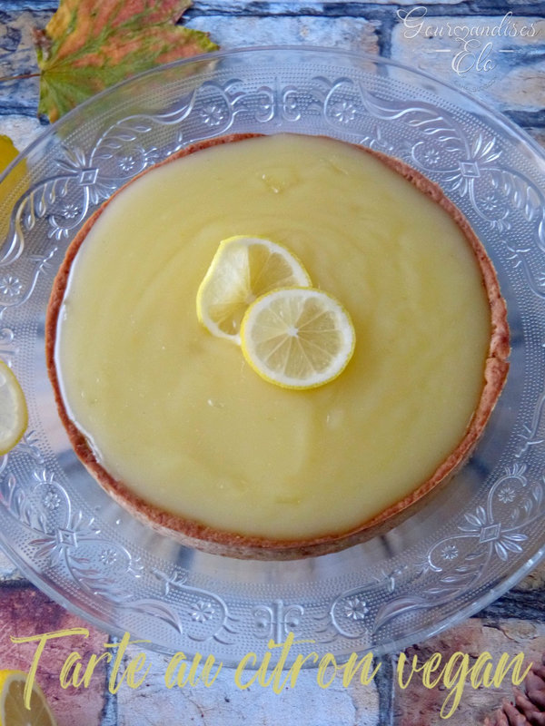 Tarte citron végan