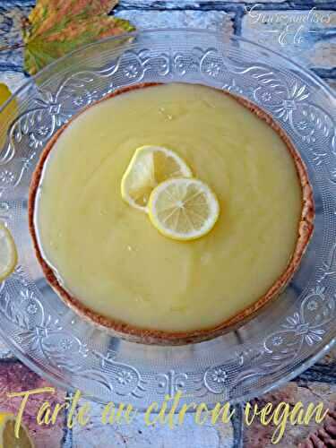 Tarte citron végan
