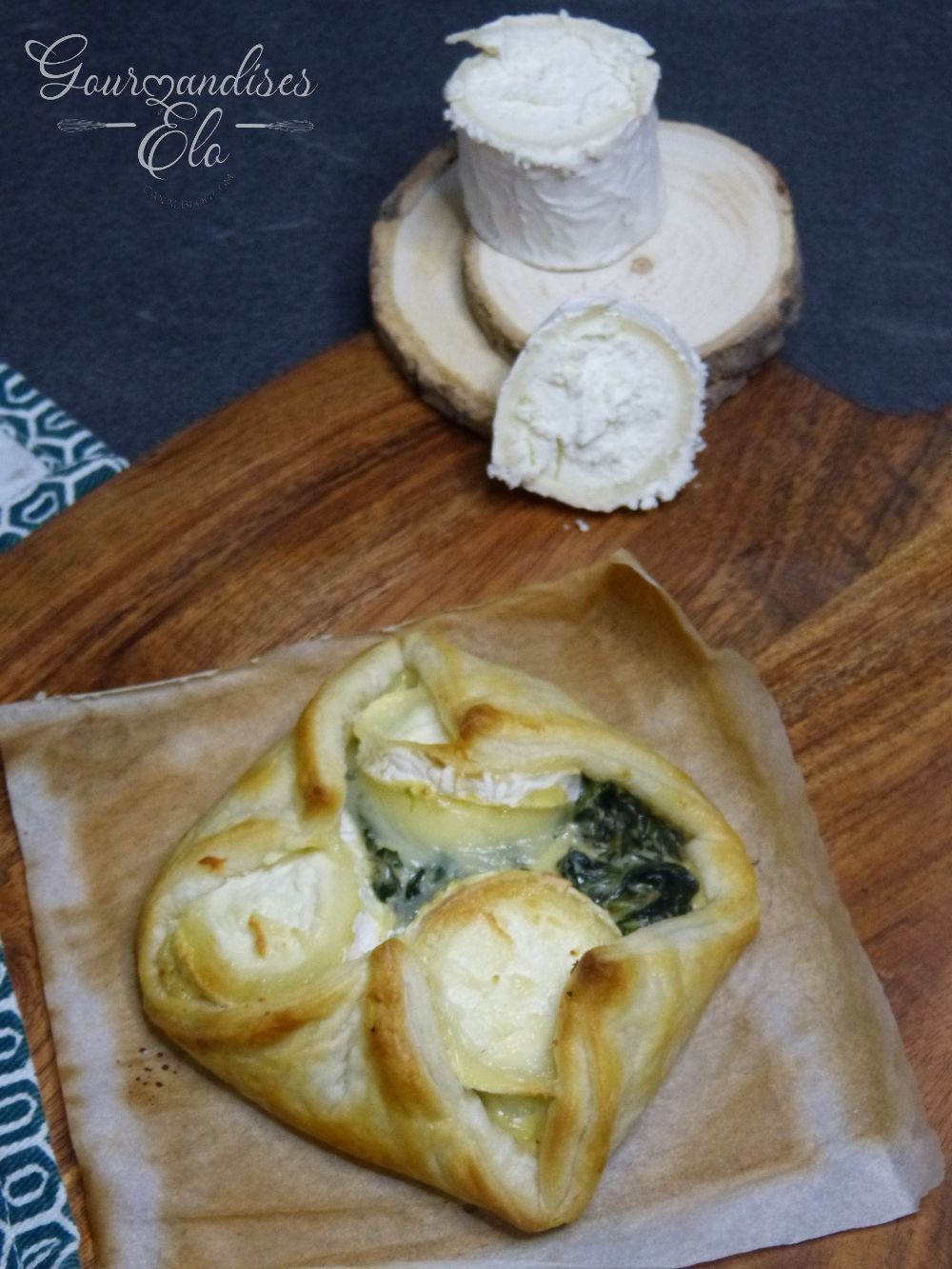 Feuilletées chèvre épinard
