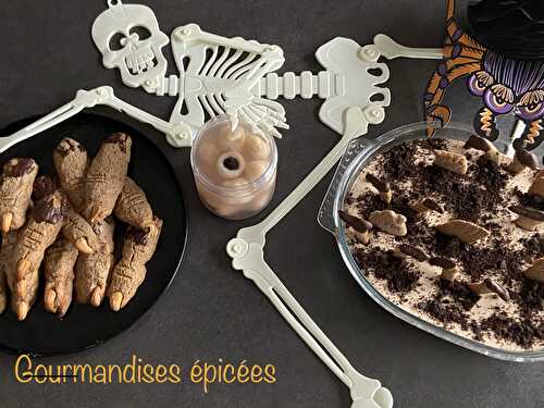 3 idées de goûters/desserts faciles d'Halloween - Gourmandises Épicées