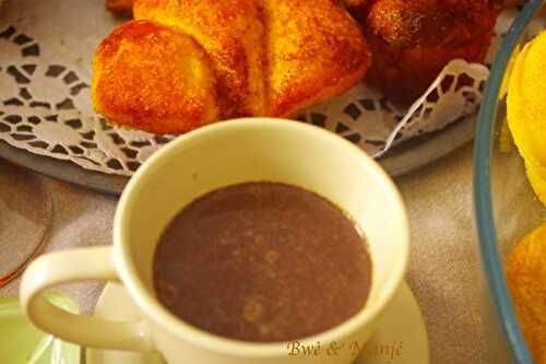 Chocolat chaud martiniquais {chocolat de communion}