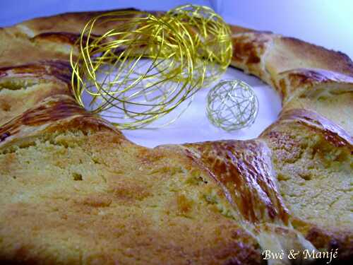 Galette couronne des rois à la frangipane