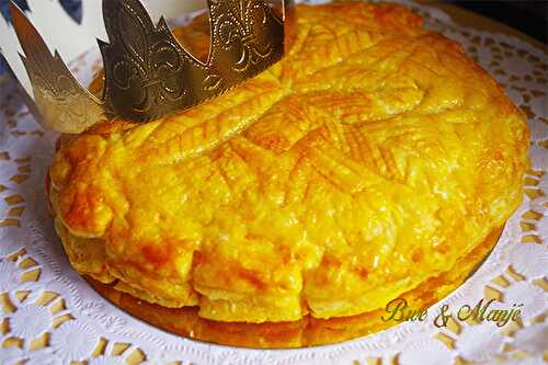 Galette des rois crème de coco pépites de chocolat