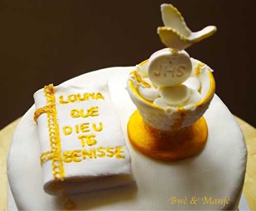 Gâteau communion {Cake Design}