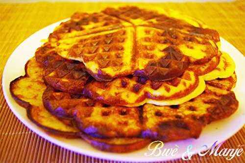 Gaufre légère à base de pâte à choux