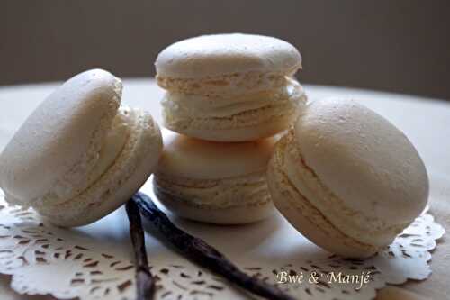 Macarons à la vanille