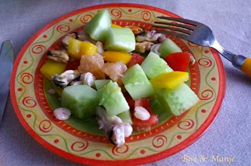 Salade fraîcheur aux fruits de mer