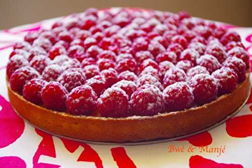 Tarte aux framboises {fiche technique CAP pâtissier}