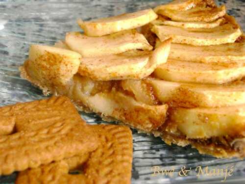 Tarte pommes cannelle spéculoos