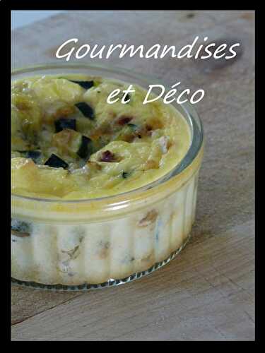 Flan de courgettes et camembert