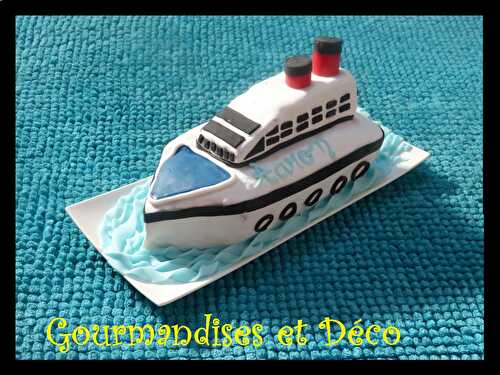 Gâteau bateau de croisière