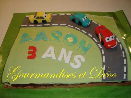 Gâteau Cars