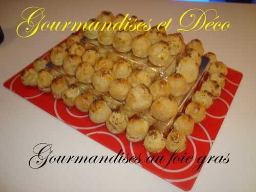 Petits choux au foie gras