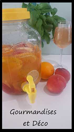 Sangria blanche et sa version royale